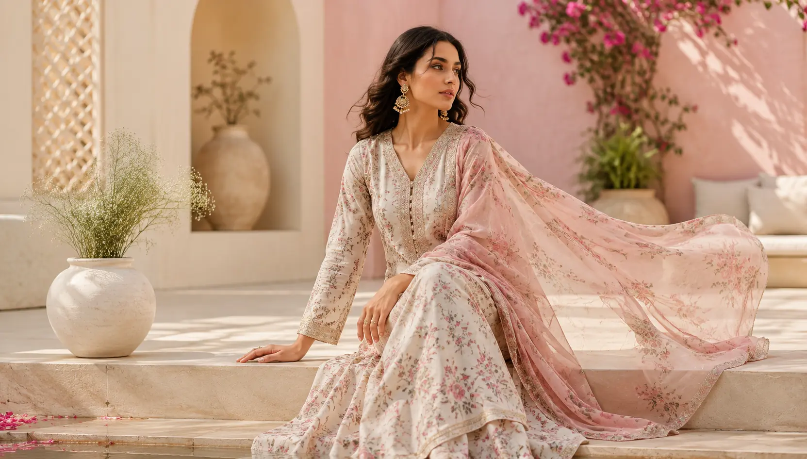 Festive ethnic wear editorial