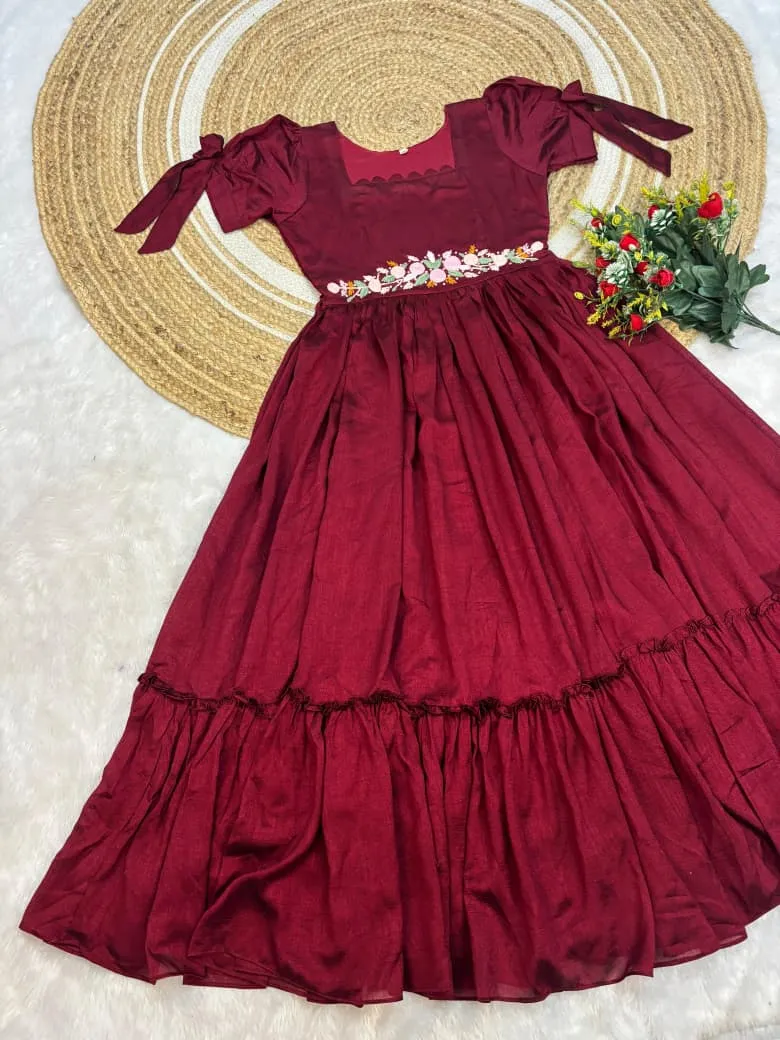 Premium Vichithra Silk Yamini Maxi Gown
