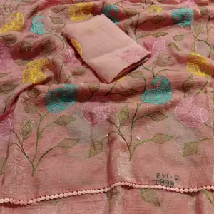 Chiffon Embroidered Saree
