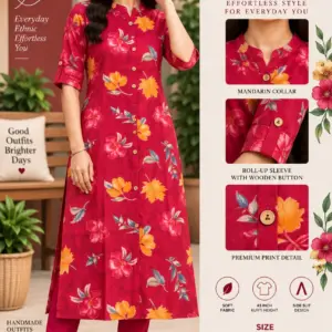 Bamboo Cotton Kurta Set