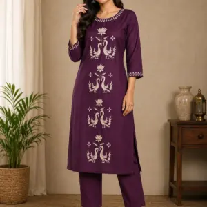 Cotton 2-Piece Kurti Set
