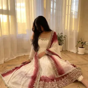 Georgette Anarkali Gown Set