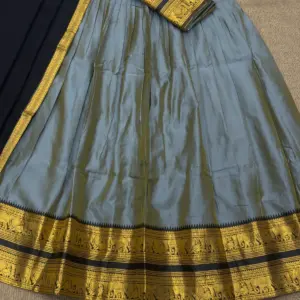 Evergreen Beautiful Kanjivaram Half-Saree Set