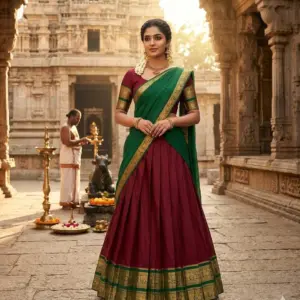 Kanci Cotton Silk Lehenga Set