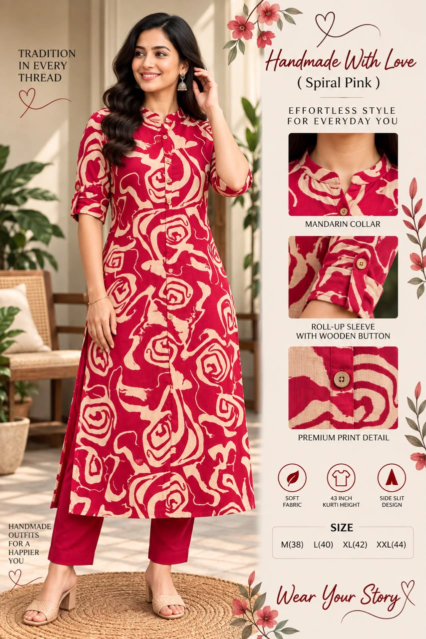 Bamboo Cotton Kurta Set