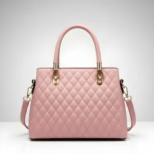Stylish Ladies PU Leather Shoulder Handbag Premium Fashion Tote Bag with Spacious Multi-Compartment