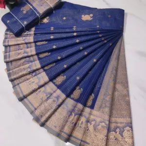Kunthavai Soft Silk Sarees with Zari Work