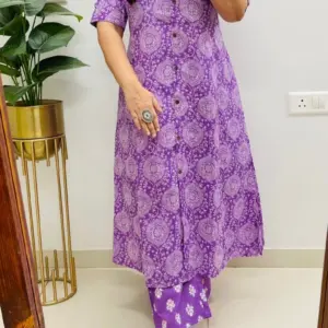 Poly Rayon Co-ord Set for Women – Design 5