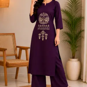 Women's Cotton Kurti Set