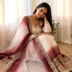Georgette Anarkali Gown Set