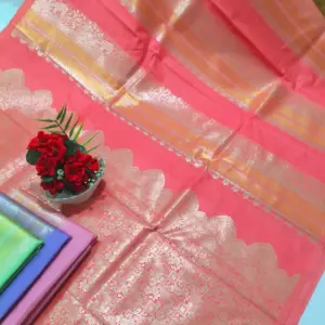 Zari Woven Saree with Blouse