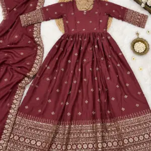 Rangoli Crush Anarkali Suit