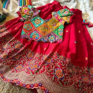 Rangoli Crush Lehenga for Girls