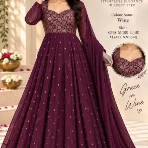 Georgette Anarkali Suit Set