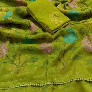 Chiffon Embroidered Saree
