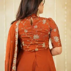 Rangoli Crush Anarkali Suit – Design 2
