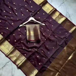 Vintage Look Banarasi Soft Silk Sarees
