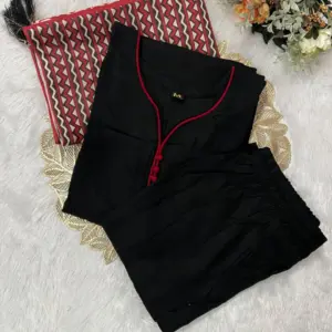 Rayon Kurti Pant Dupatta Set