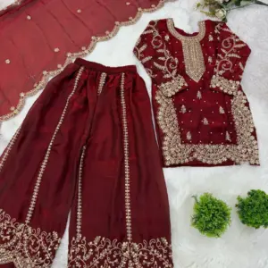 Premium mom & daughter Combo Ready to Wear sharara set