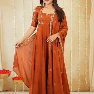 Rangoli Crush Anarkali Suit – Design 2