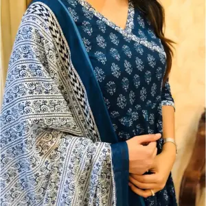 Fully Stiched Kurta and Pant & Dupatta Set*