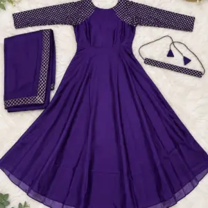 Sparkling Georgette Anarkali