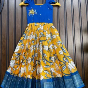 Summer Special Kids Soft Silk Pattu Gown