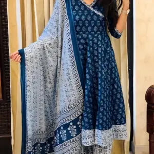 Fully Stiched Kurta and Pant & Dupatta Set*