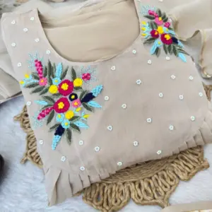 Presenting By New Party Wear L@@K Pure Viscos Mul Chanderi Cotton A Line pattern P@nt With Dup