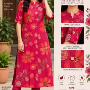 Bamboo Cotton Kurta Set