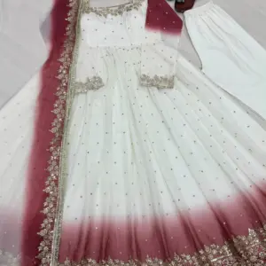 Georgette Anarkali Gown Set