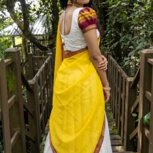 Mul Cotton Zari Woven Lehenga Set