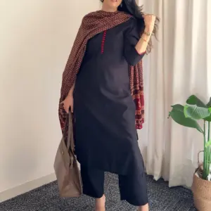 Rayon Kurti Pant Dupatta Set
