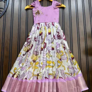 Summer Special Kids Soft Silk Pattu Gown