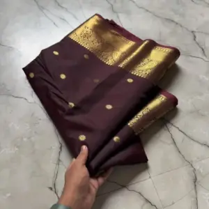 Vintage Look Banarasi Soft Silk Sarees