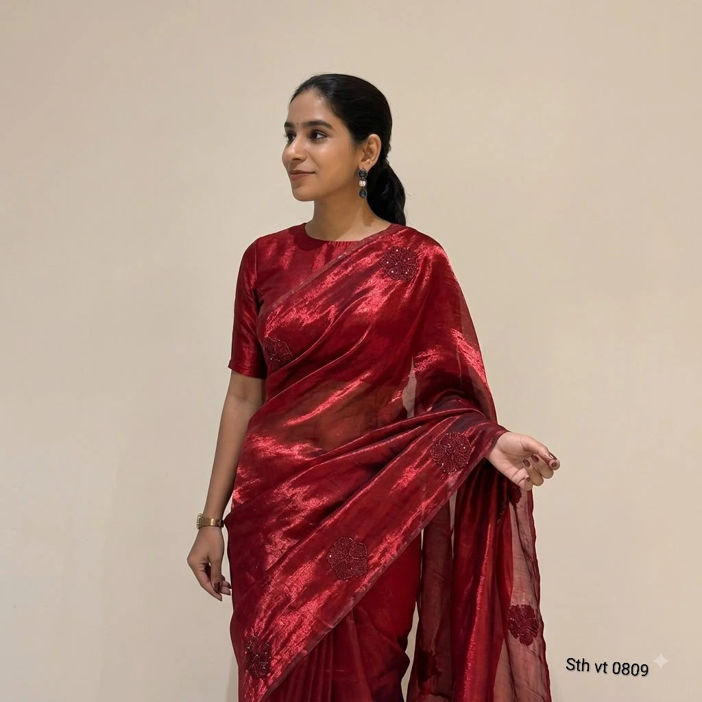DHURVA SAREES WITH BLOUSE