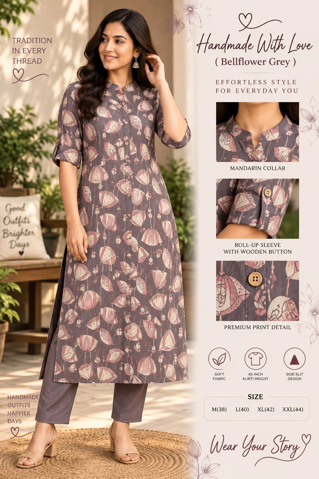 Bamboo Cotton Kurta Set