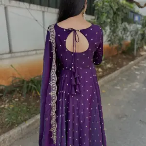Vichitra Silk Anarkali