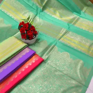 Zari Woven Saree with Blouse