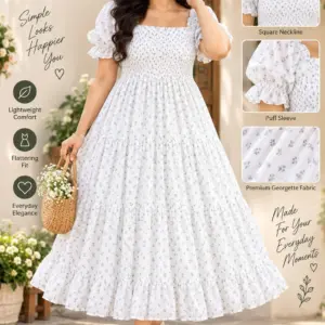 Fox Georgette Floral Dress