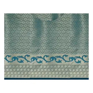 Women's Jacquard Woven Saree with Blouse – Multicolor