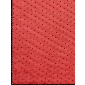 Women's Silk Blend Embellished Saree with Blouse – Red
