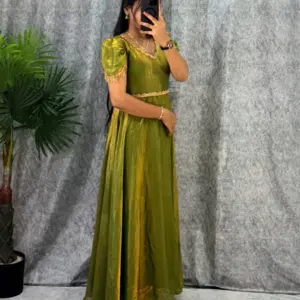 Premium Muhana Designer Space Silk Gown