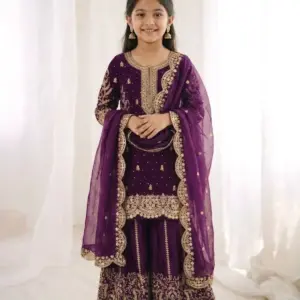 Premium mom & daughter Combo Ready to Wear sharara set