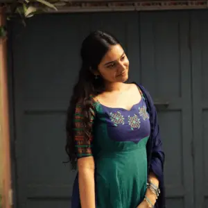 Vichitra Blooming Gown for Women