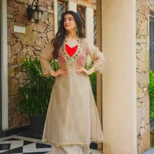 Salsa Silk Gown Set for Women