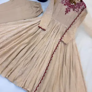 Doremon Crush Embroidered Gown