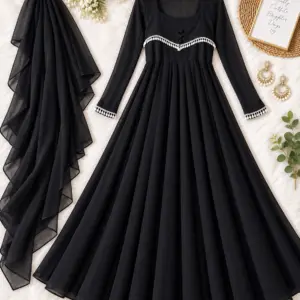 Fox Georgette Anarkali Gown