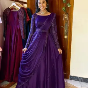 Sparkling Georgette Anarkali