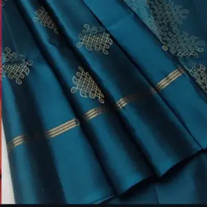 Soft Silk Saree with Blouse – Design 3